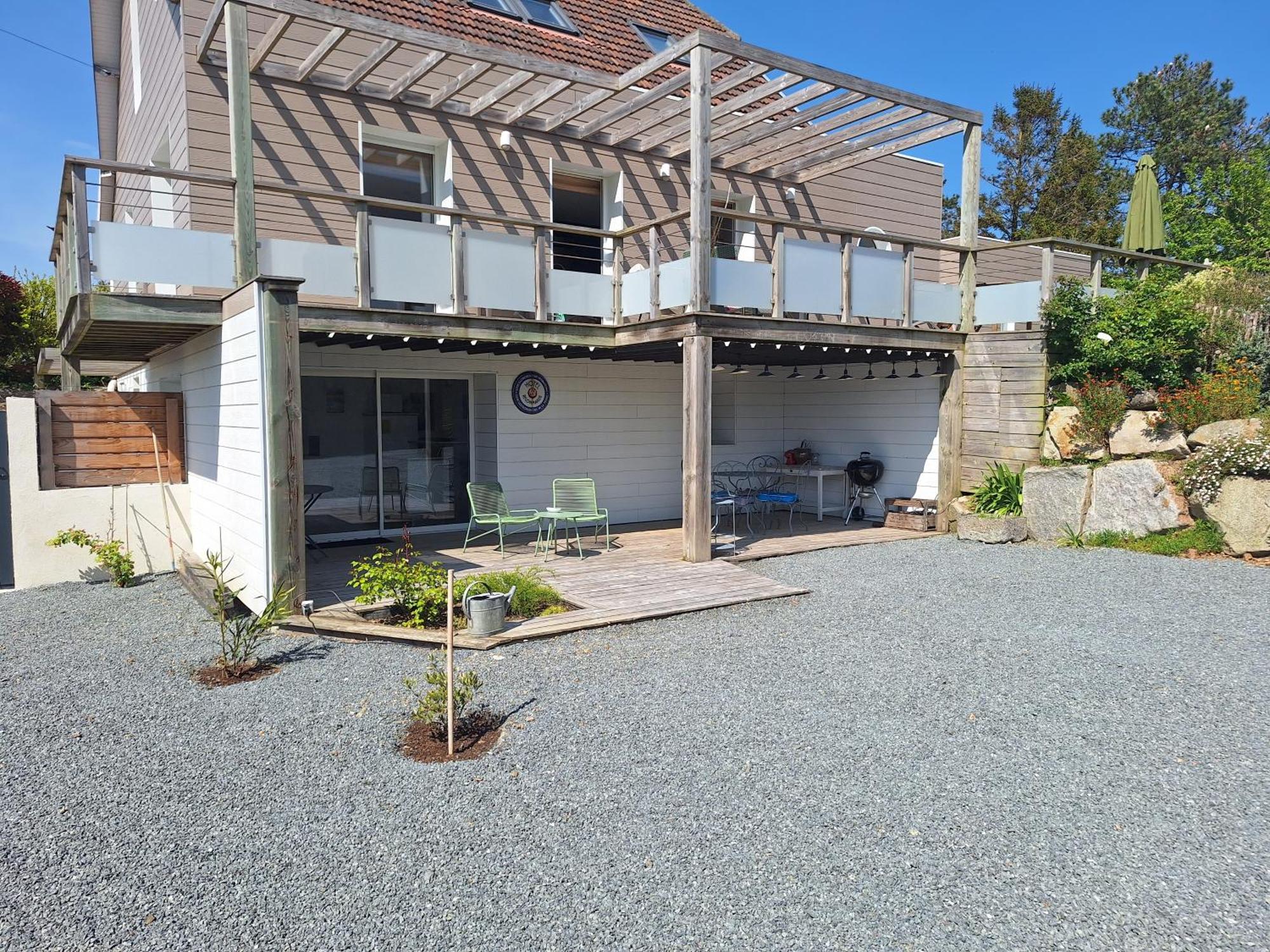 Appartement Moderne Avec Terrasse - Proche Mer อากง กูแต็งวิลล์ ภายนอก รูปภาพ